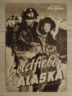 THE CALL OF THE WILD, C. GABLE, L. YOUNG, J. OAKIE, BIO PROGRAM Č. 2129