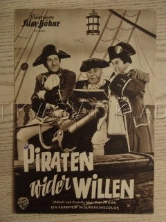 PIRATEN WIDER WILLEN, ABBOTT AND COSTELLO MEET CAPTAIN KIDD, B. ABBOTT, L. COSTELLO, CH. LAUGHTON, BIO PROGRAM Č. 2276