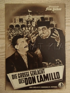 DON CAMILLO A POSLANEC PEPPONE, FERNANDEL, G. CERVI, M. TULLI, BIO PROGRAM Č. 2966