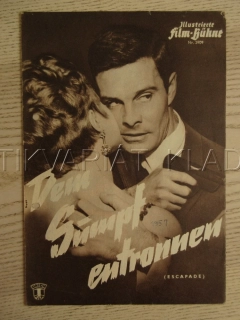 ESCAPADE, L. JOURDAN, D. CARREL, R. HANIN, BIO PROGRAM Č. 3909