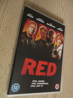 RED, B. WILLIS, M. FREEMAN, J. MALKOVICH, GB OBAL, DVD FILM