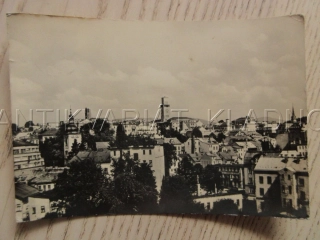 JABLONEC NAD NISOU, VĚŽE, CELKOVÝ POHLED NA MĚSTO, OKRES JABLONEC NAD NISOU, POHLEDNICE 772
