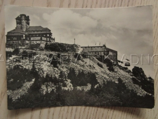 JEŠTĚD, HORNÍ STANICE LANOVKY, UBYTOVACÍ CHATA, OKRES LIBEREC, POHLEDNICE 777