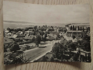 LÍBEZNICE, CELKOVÝ POHLED NA OBEC, CESTA, OKRES PRAHA-VÝCHOD, POHLEDNICE 787