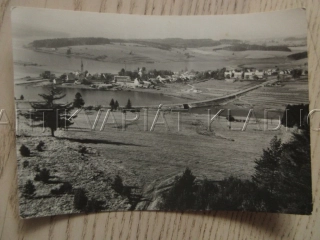 ŠUMAVA, FRYMBURK, LIPENSKÉ JEZERO, SILNICE DOL. DVOŘIŠTĚ-VOLARY, OKRES ČESKÝ KRUMLOV, POHLEDNICE 788