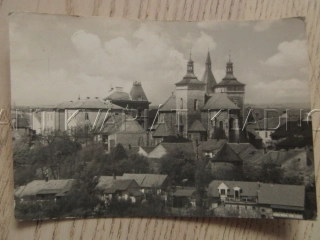KOUŘIM, STAVBA KOSTELA SV. ŠTĚPÁNA, OKRES KOLÍN, POHLEDNICE 793