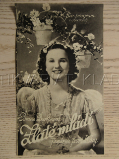 ZLATÉ MLÁDÍ, R: E. LUDWIG, D. DURBINOVÁ, M. DOUGLAS, J. COOPER, BIO PROGRAM BČA