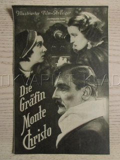 HRABĚNKA MONTE CRISTO, R: K. HARTL, B. HELMOVÁ, R. FOSTER, L. ENGLISCHOVÁ, NĚMECKY, BIO PROGRAM ZŠ Č. 109, 1932