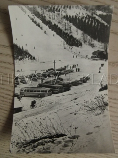 KRUŠNÉ HORY, MIKULOV, LANOVKA NA BOURŇÁK, VETERÁNY, OKRES TEPLICE, POHLEDNICE 806