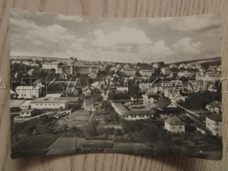 LEDEČ NAD SÁZAVOU, CELKOVÝ POHLED NA MĚSTO, OKRES HAVLÍČKŮV BROD, POHLEDNICE 834