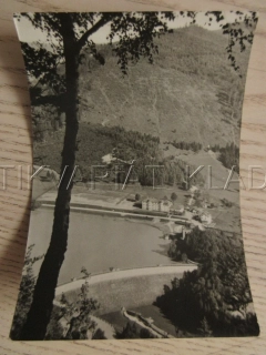 LETOVISKO BYSTŘIČKA NA VALAŠSKU, HOTEL KLENOV, VODNÍ NÁDRŽ, OKRES VSETÍN, POHLEDNICE 859