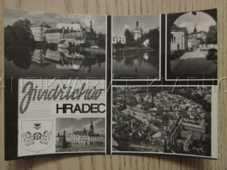 JINDŘICHŮV HRADEC, POHLED NA MĚSTO, ZÁMEK, OKRES JINDŘICHŮV HRADEC, POHLEDNICE 913