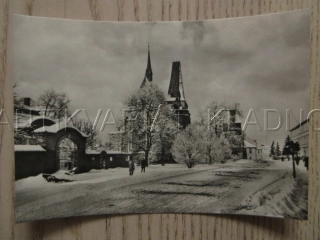 ZASNĚŽENÝ RAKOVNÍK, CHRÁM, OKRES RAKOVNÍK, POHLEDNICE 917