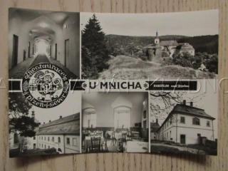 RABŠTEJN NAD STŘELOU, RESTAURACE U MNICHA, HRAD, OKRES PLZEŇ-SEVER, POHLEDNICE 949