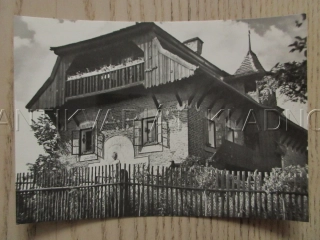 CHÝŇOV, ATELIÉR SOCHAŘE FRANTIŠKA BÍLKA, OKRES TÁBOR, POHLEDNICE 974
