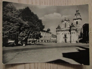 HEŘMANŮV MĚSTEC, STALINOVO NÁMĚSTÍ, KOSTEL SV. BARTOLOMĚJE, OKRES CHRUDIM, POHLEDNICE 994