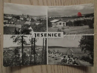 JESENICE U RAKOVNÍKA, KOUPALIŠTĚ, PŘEHRADA, OKRES RAKOVNÍK, POHLEDNICE 1010