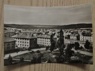 DOBŘÍŠ, POHLED PŘES SÍDLIŠTĚ NA BRDSKÉ LESY, OKRES PŘÍBRAM, POHLEDNICE 1028