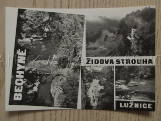 BECHYNĚ, ŽIDOVA STROUHA, LUŽNICE, OKRES TÁBOR, POHLEDNICE 1058