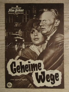 THE SECRET WAYS, R. WIDMARK, S. ZIEMANN, CH. REGNIER, BIO PROGRAM Č. 5822
