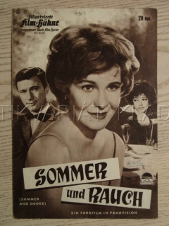 SUMMER AND SMOKE, L. HARVEY, G. PAGE, R. MORENO, BIO PROGRAM Č. 6103