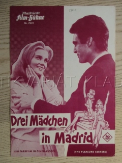 THE PLEASURE SEEKERS, ANN-MARGRET, T. FRANCIOSA, C. LYNLEY, BIO PROGRAM Č. 7049