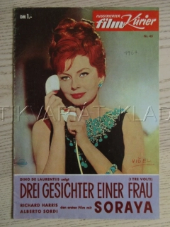 TŘI TVÁŘE, SORAYA, R. HARRIS, A. SORDI, BIO PROGRAM Č. 45