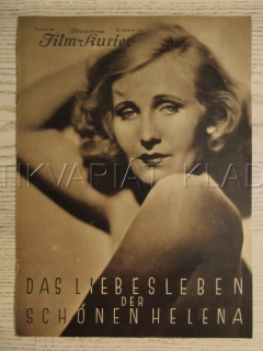 THE PRIVATE LIFE OF HELEN OF TROY, R: A. CORDA, M. CORDA, R. CORTEZ, FILM KURIER Č. 981