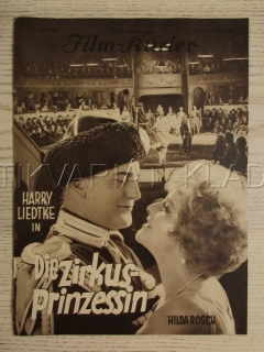 DIE ZIRKUSPRINZESSIN, R: V. JANSON, H. LIEDTKE, A. SANDROCK, FILM KURIER Č. 1070