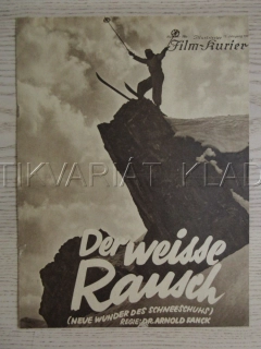 BÍLÍ ĎÁBLOVÉ - HORSKÁ LEGENDA, R: A. FANCK, L. RIEFENSTAHL, W. RIML,, FILM KURIER Č. 1704