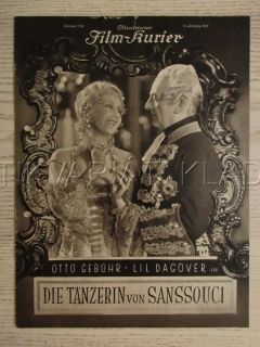 DIE TANZERIN VON SANS SOUCI, R: F. ZELNIK, L. DAGOVER, R. VALETTI, FILM KURIER Č. 1792