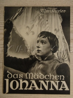 DAS MÄDCHEN JOHANNA, R: G. UCICKY, A. SALLOKER, H. GEORGE, FILM KURIER Č. 2315