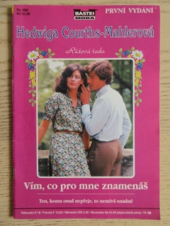 VÍM, CO PRO MNE ZNAMENÁŠ, HEDWIGA COURTHS-MAHLEROVÁ, SV. 083, **an