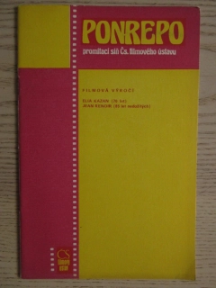 PONREPO: PROMÍTACÍ SÍŇ ČS. FILMOVÉHO ÚSTAVU, J. RENOIR, E. KAZAN, **an