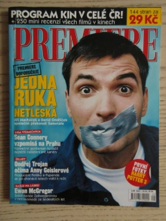 FILMOVÝ ČASOPIS PREMIERE, JEDNA RUKA NETLESKÁ, S. CONNERY, O. TROJAN, E. MCGREGOR, 9/2003