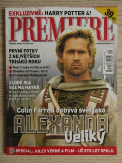 FILMOVÝ ČASOPIS PREMIERE, C. FARRELL, ALEXANDR VELIKÝ, J. JARMUSCH, LEDEN/2005