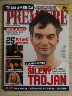 FILMOVÝ ČASOPIS PREMIERE, L. DICAPRIO, A. TATOU, I. TROJAN, ÚNOR/2005