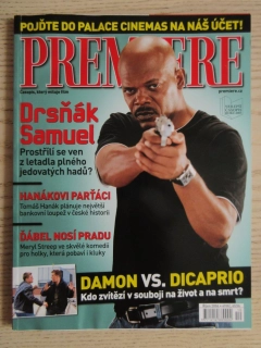 FILMOVÝ ČASOPIS PREMIERE, L. LIU, S. L. JACKSON, HADI V LETADLE, ĎÁBEL NOSÍ PRADU, V TOMHLE DOMĚ STRAŠÍ!, ŘÍJEN/2006