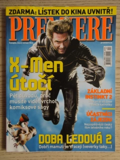 FILMOVÝ ČASOPIS PREMIERE, X-MEN, W. ALLEN, ÚČASTNÍCI ZÁJEZDU, DOBA LEDOVÁ 2, E. MCGREGOR, DUBEN/2006