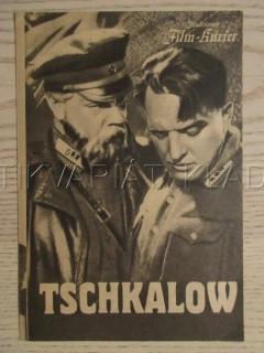 PILOT ČKALOV, V. BĚLOKUROV, M. GELOVANI, FILM SSSR, FILM KURIER VBŠ Č. 100