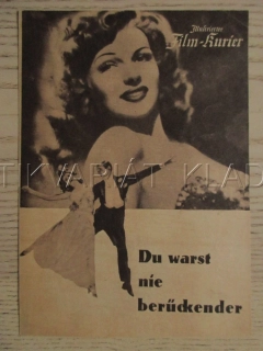 KRÁSNĚJŠÍ NEŽ SEN, F. ASTAIRE, R. HAYWORTH, A. MENJOU, FILM USA, FILM KURIER VBŠ Č. 105