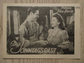 SUNDAY DINNER FOR A SOLDIER, A. BAXTER, J. HODIAK, FILM USA, FILM KURIER VBŠ Č. 164