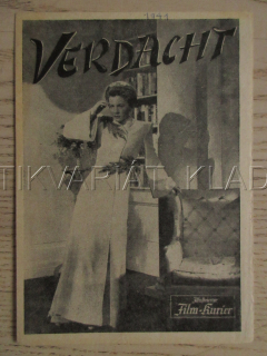 PODEZŘENÍ, C. GRANT, J. FONTAINE, N. BRUCE, FILM USA, FILM KURIER VBŠ Č. 239