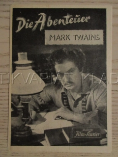 DOBRODRUŽSTVÍ MARKA TWAINA, F. MARCH, A. SMITH, D. CRISP, FILM USA, FILM KURIER VBŠ Č. 243