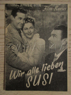 AFFAIRS OF SUSAN, J. FONTAINE, G. BRENT, M. FIELD, FILM USA, FILM KURIER VBŠ Č. 418