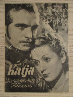 KÁŤA, MODRÝ DÉMON CARA ALEXANDRA, D. DARRIEUX, J. LODER, J. PROVOST, FILM FR, FILM KURIER VBŠ Č. 572