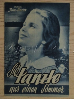 TANČILA JEDNO LÉTO, E. ADOLPHSON, I. CHRSTENSSON, B. HALL, FILM SWE, FILM KURIER VBŠ Č. 1343