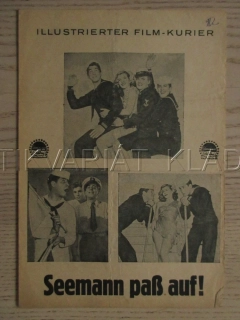 SAILOR BEWARE, D. MARTIN, JERRY-LEWIS, C. CALVET, FILM USA, FILM KURIER VBŠ Č. 1355
