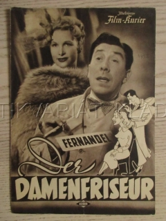 COIFFEUR POUR DAMES, FERNANDEL, B. BRUNOY, GARRY, FILM FR, FILM KURIER VBŠ Č. 1508
