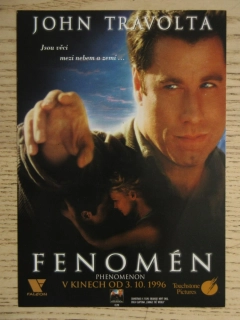 FENOMÉN, J. TRAVOLTA, FILMOVÝ LETÁK